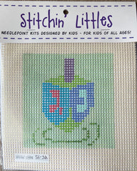 Stitchin Littles All or Nun Dreidel Kids Needlepoint Kit