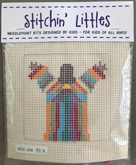 Stitchin Littles Coat of Colors Kids Needlepoint Kit