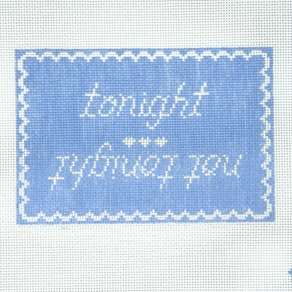 SLS Needlepoint Tonight / Not Tonight Needlepoint Canvas