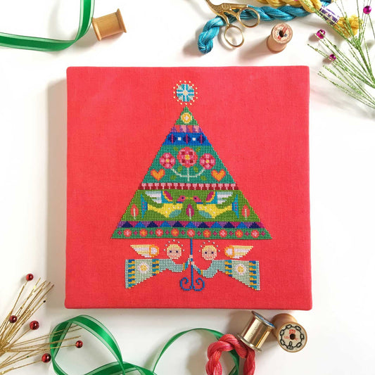Satsuma Street Merry and Bright Cross Stitch Pattern
