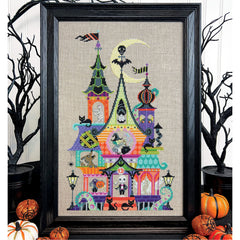 Satsuma Street Monster House Cross Stitch Pattern