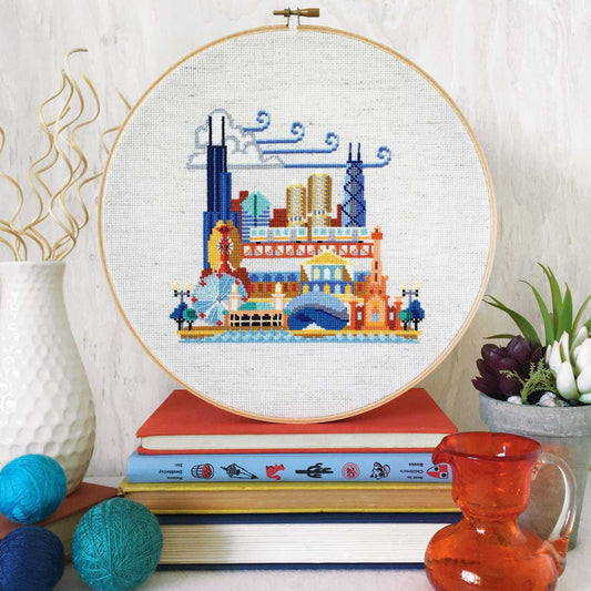 Satsuma Street Pretty Little Chicago Cross Stitch Pattern
