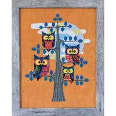 Satsuma Street Whooo's There Cross Stitch Pattern