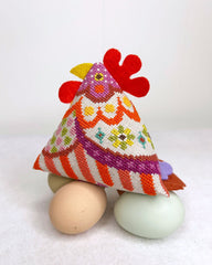 Satsuma Street Funky Chickens Cross Stitch Pattern