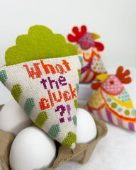 Satsuma Street Funky Chickens Cross Stitch Pattern