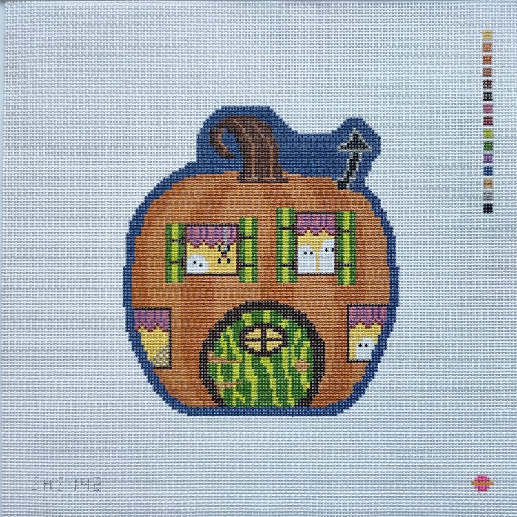 Saturnalia Stitching Pumpkin Sweet Pumpkin Needlepoint Canvas