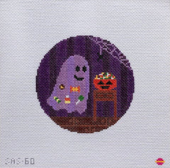 Saturnalia Stitching Hungry Ghostie Needlepoint Canvas