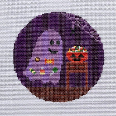 Saturnalia Stitching Hungry Ghostie Needlepoint Canvas