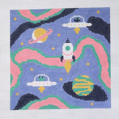 Saturnalia Stitching Starbound Needlepoint Canvas