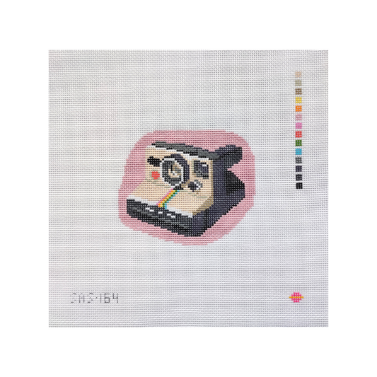 Saturnalia Stitching The Instant Camera Needlepoint Canvas