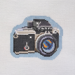 Saturnalia Stitching The SLR Camera Needlepoint Canvas