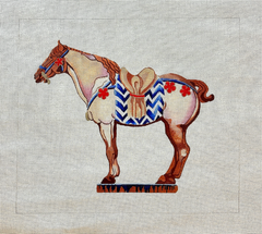 Shorebird Studios Tang Horse Needlepoint Canvas