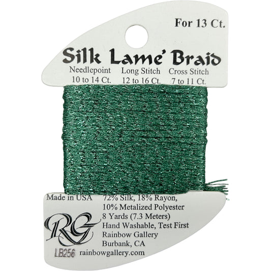 Rainbow Gallery Silk Lame Braid 13 - 256 Desert Sage