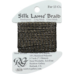 Rainbow Gallery Silk Lame Braid 13 - 239 Stony Field