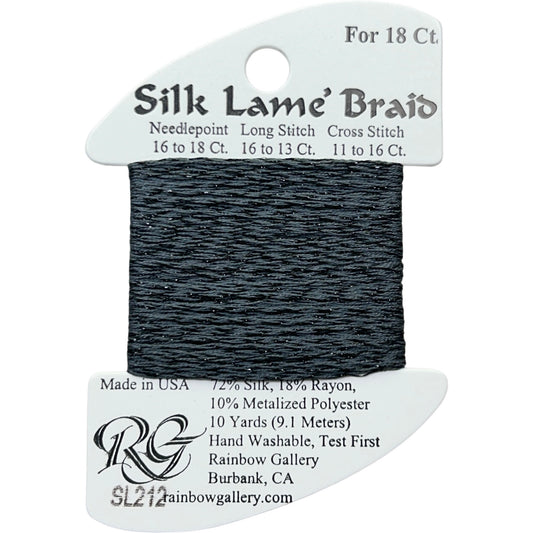 Rainbow Gallery Silk Lame Braid 18 - 212 Castlerock