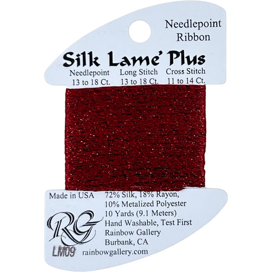 Rainbow Gallery Silk Lame Plus - 09 Dark Red