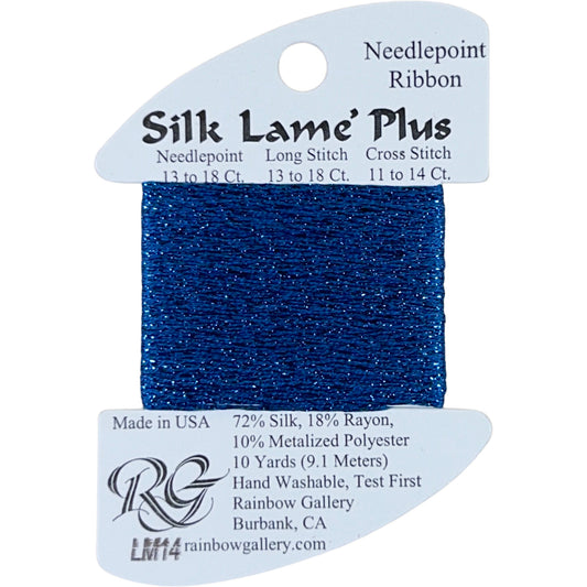 Rainbow Gallery Silk Lame Plus - 14 Blue