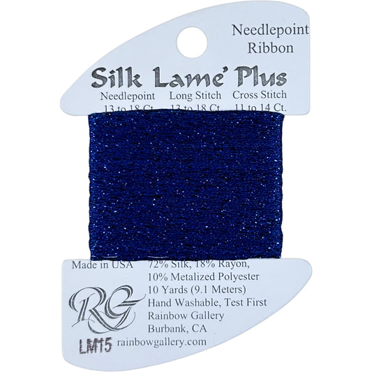 Rainbow Gallery Silk Lame Plus - 15 Dark Blue