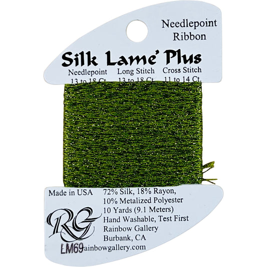 Rainbow Gallery Silk Lame Plus - 69 Medium Avocado