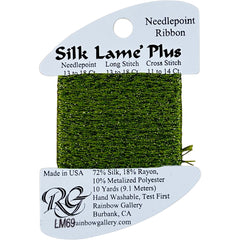 Rainbow Gallery Silk Lame Plus - 69 Medium Avocado