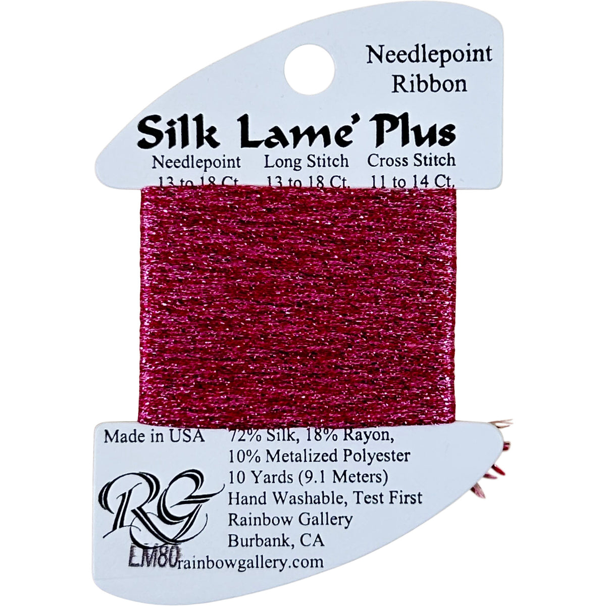 Rainbow Gallery Silk Lame Plus - 80 Pink Carnation
