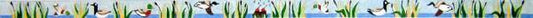 Silver Needle Duck Blind Belt Needlepoint Canvas