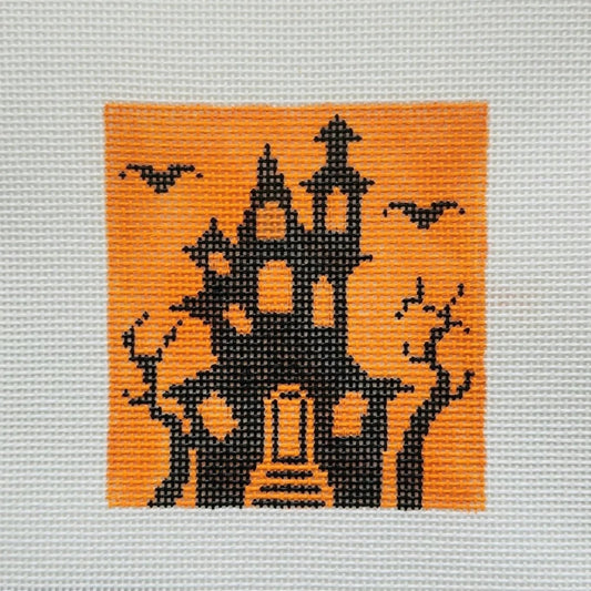 Silver Stitch Needlepoint Haunted House Needlepoint Canvas