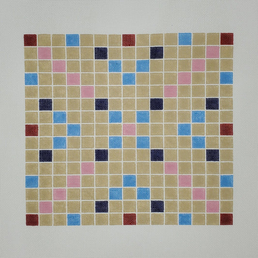 Silver Stitch Needlepoint Scrabble Needlepoint Canvas