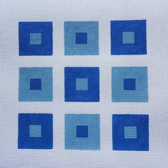 Silver Stitch Needlepoint Tic Tac Toe Needlepoint Canvas