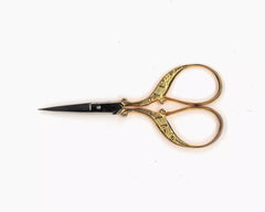 Solingen Gold Plated Decorative Embroidery Scissors