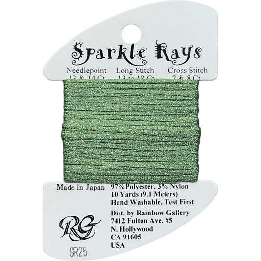 Rainbow Gallery Sparkle Rays - 25 Sea Green