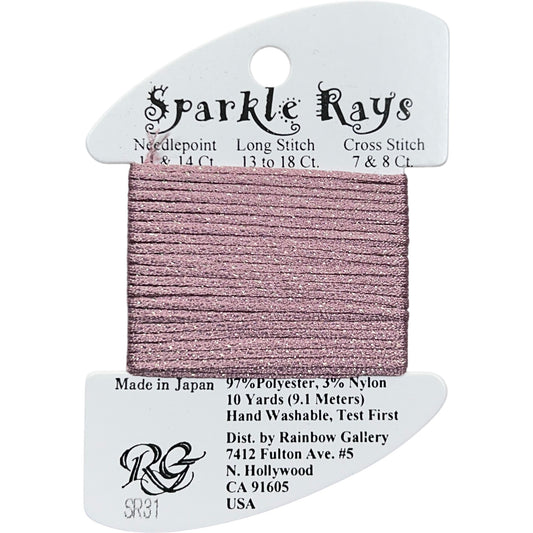 Rainbow Gallery Sparkle Rays - 31 Light Antique Mauve