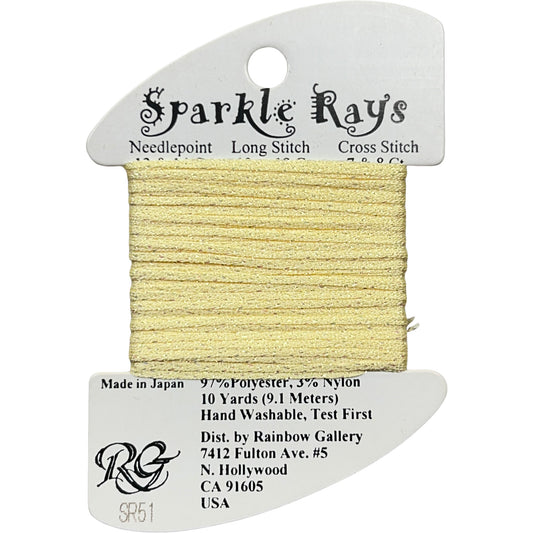 Rainbow Gallery Sparkle Rays - 51 Light Yellow
