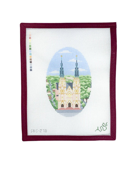 Spellbound Stitchery Cathedral-Basilica Savannah Needlepoint Canvas