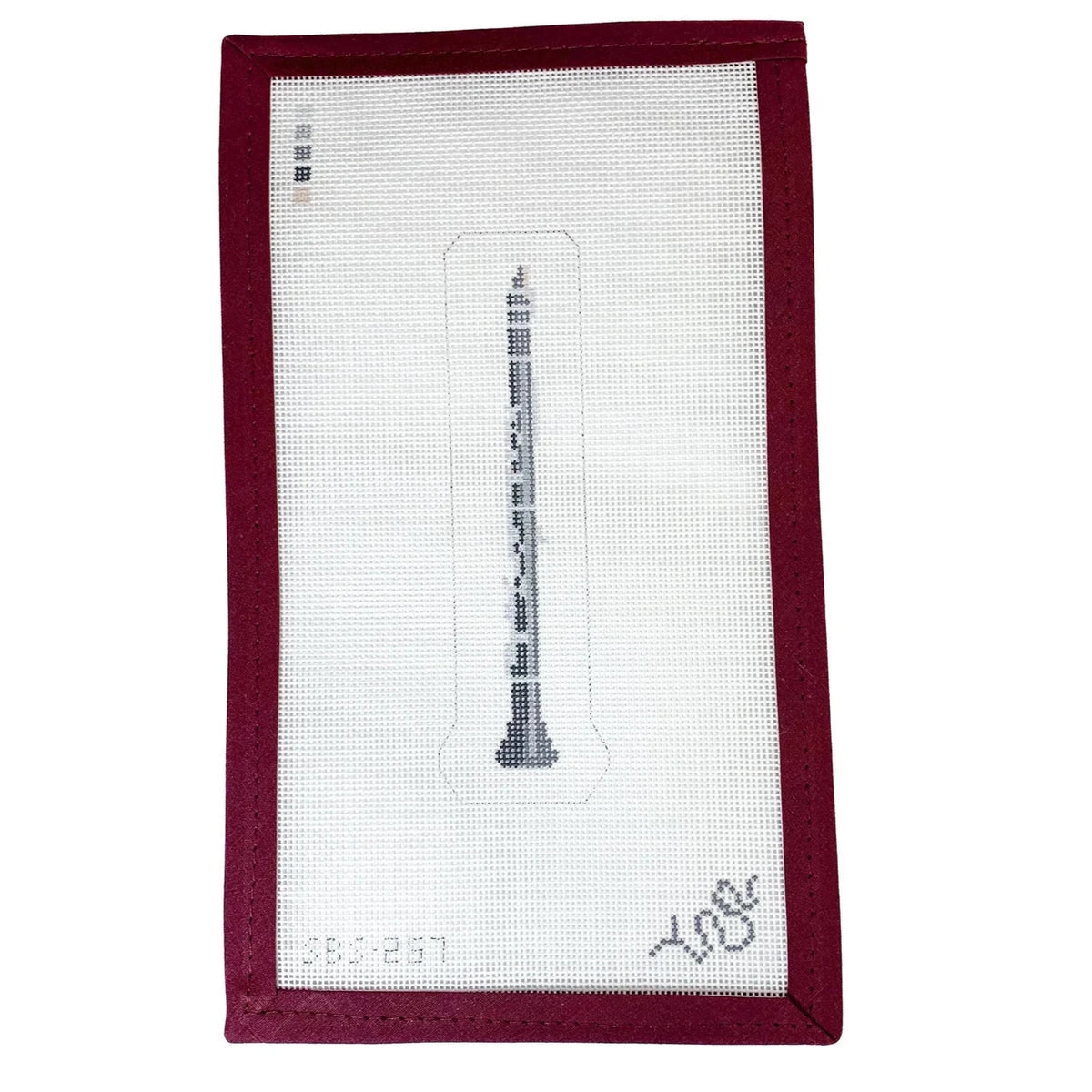 Spellbound Stitchery Clarinet Needlepoint Canvas