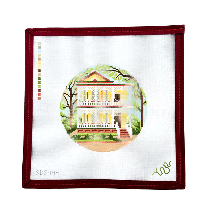 Spellbound Stitchery Gingerbread House Needlepoint Canvas