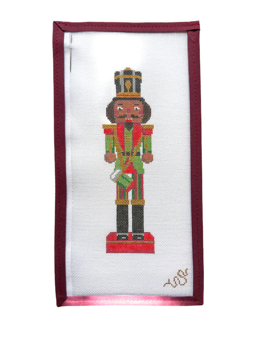 Spellbound Stitchery Kat Clayton Black Christmas Nutcracker Needlepoint Canvas