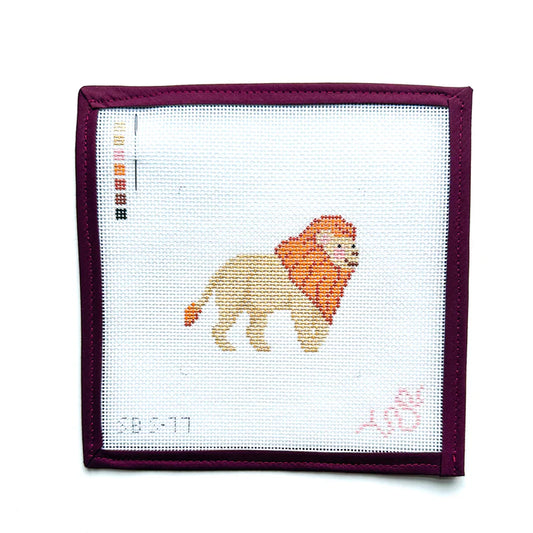 Spellbound Stitchery Lion Needlepoint Canvas