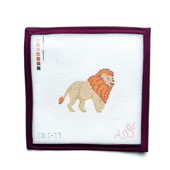 Spellbound Stitchery Lion Needlepoint Canvas