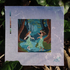 Spellbound Stitchery Forest Dance Needlepoint Canvas