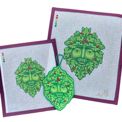 Spellbound Stitchery The Green Man Needlepoint Canvas