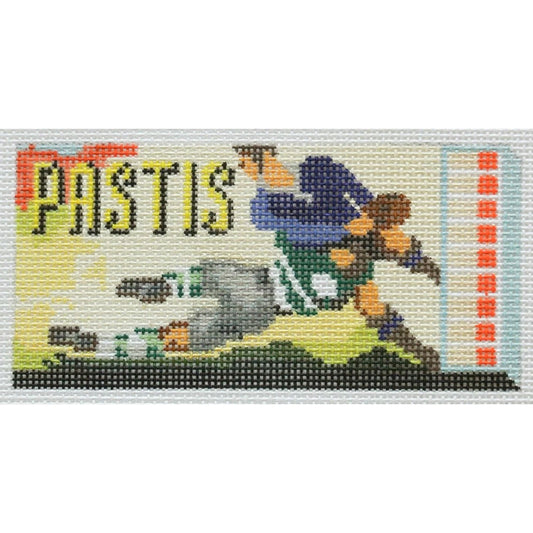 Spruce St Studio Pastis Matchbox Needlepoint Canvas