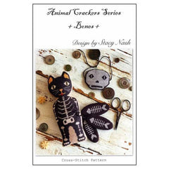 Stacy Nash Designs Animal Cracker Series Bones Cross Stitch Pattern