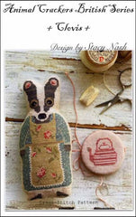 Stacy Nash Designs Animal Cracker British Series Clovis Cross Stitch Pattern