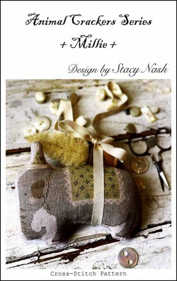 Stacy Nash Designs Animal Cracker Series Millie Cross Stitch Pattern