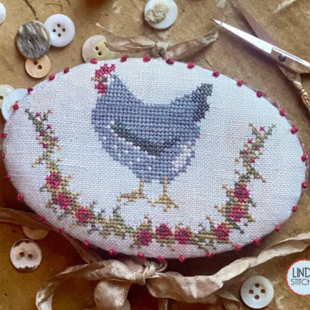 Stacy Nash Designs Little French Hen Needle Book Cross Stitch Pattern