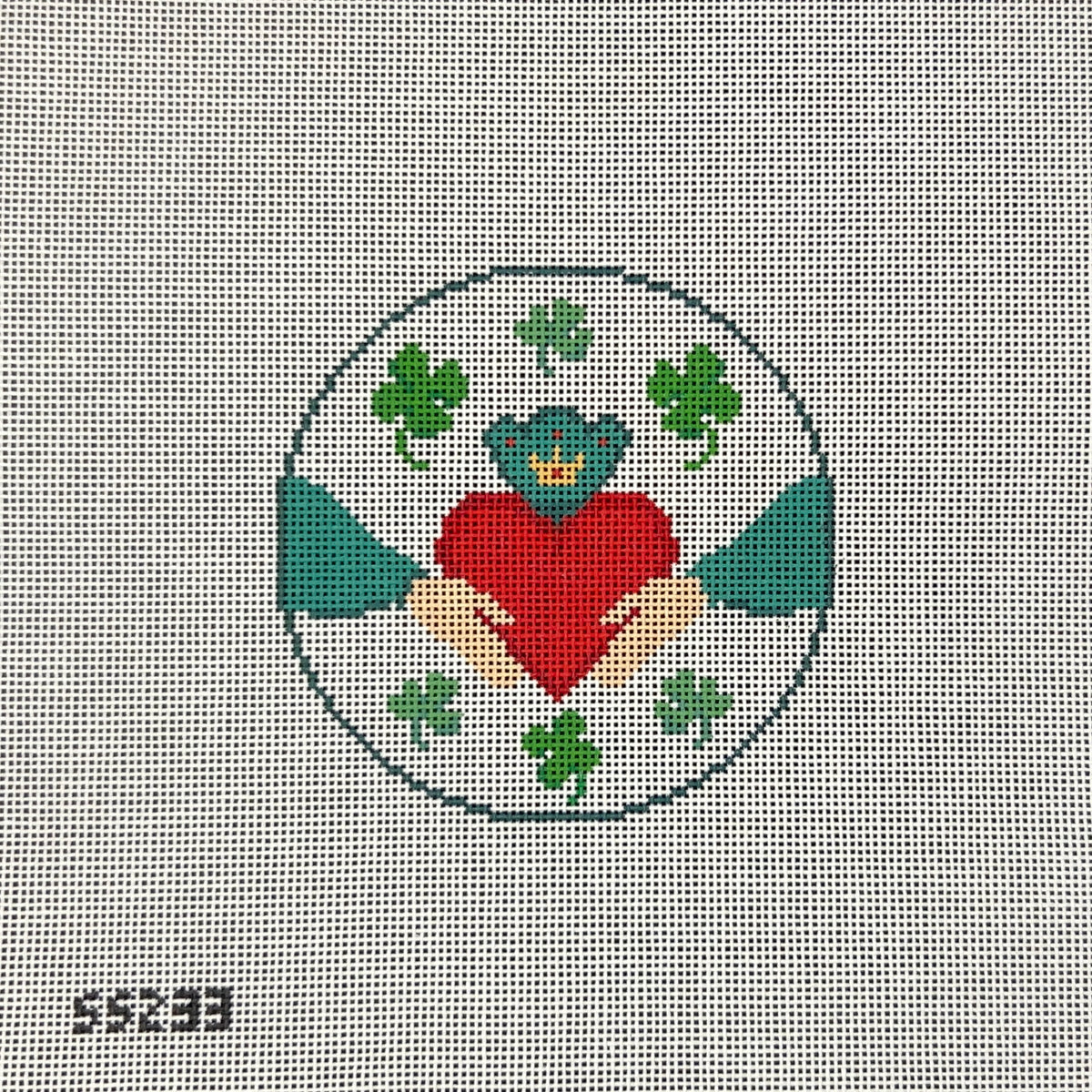 Stitch Style Claddagh and Clover Needlepoint Canvas