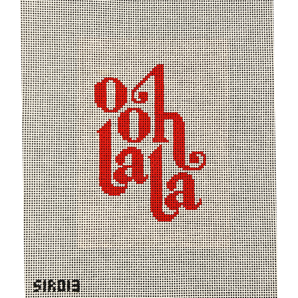 Stitch Style Sirsee Ooh La La Pink Needlepoint Canvas