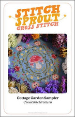 StitchSprout Cottage Garden Sampler Cross Stitch Pattern