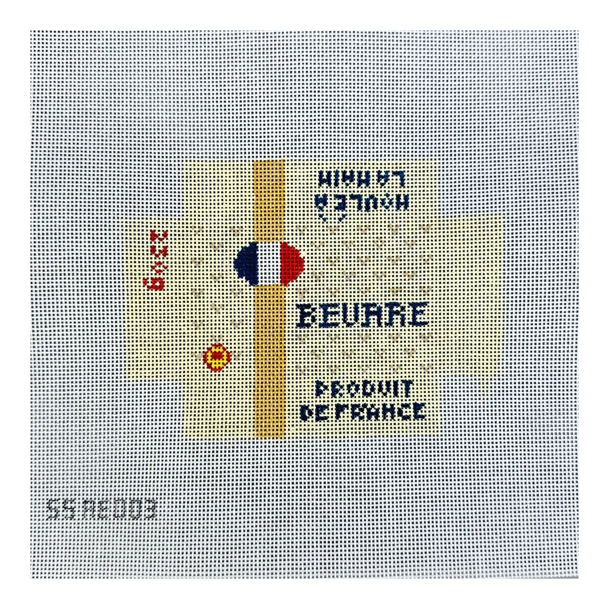 Stitch Style Alli Eagan Designs 3D French Butter Needlepoint Canvas